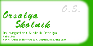 orsolya skolnik business card